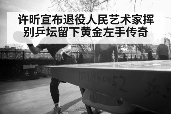许昕宣布退役人民艺术家挥别乒坛留下黄金左手传奇